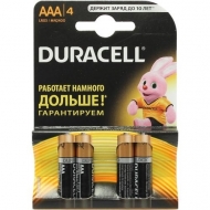 Батарейка (элемент питания) AAA Duracell LR03 Alkaline Basic /1шт/