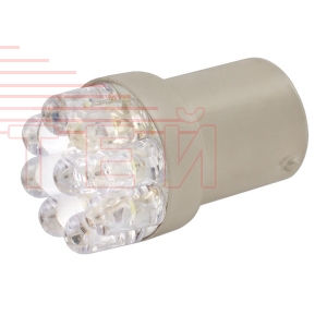 Лампа светодиод. 12В 21Вт (цок./одноконт.) белая /7 LED-диод./ SKYWAY