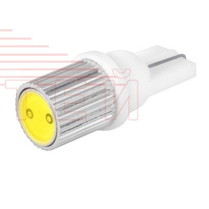 Лампа светодиод. 12В 5Вт (безцок.) белая /1 SMD-диод.,радиатор/